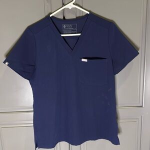 FIGS Catarina One-Pocket Scrub Top - size small - Navy Blue